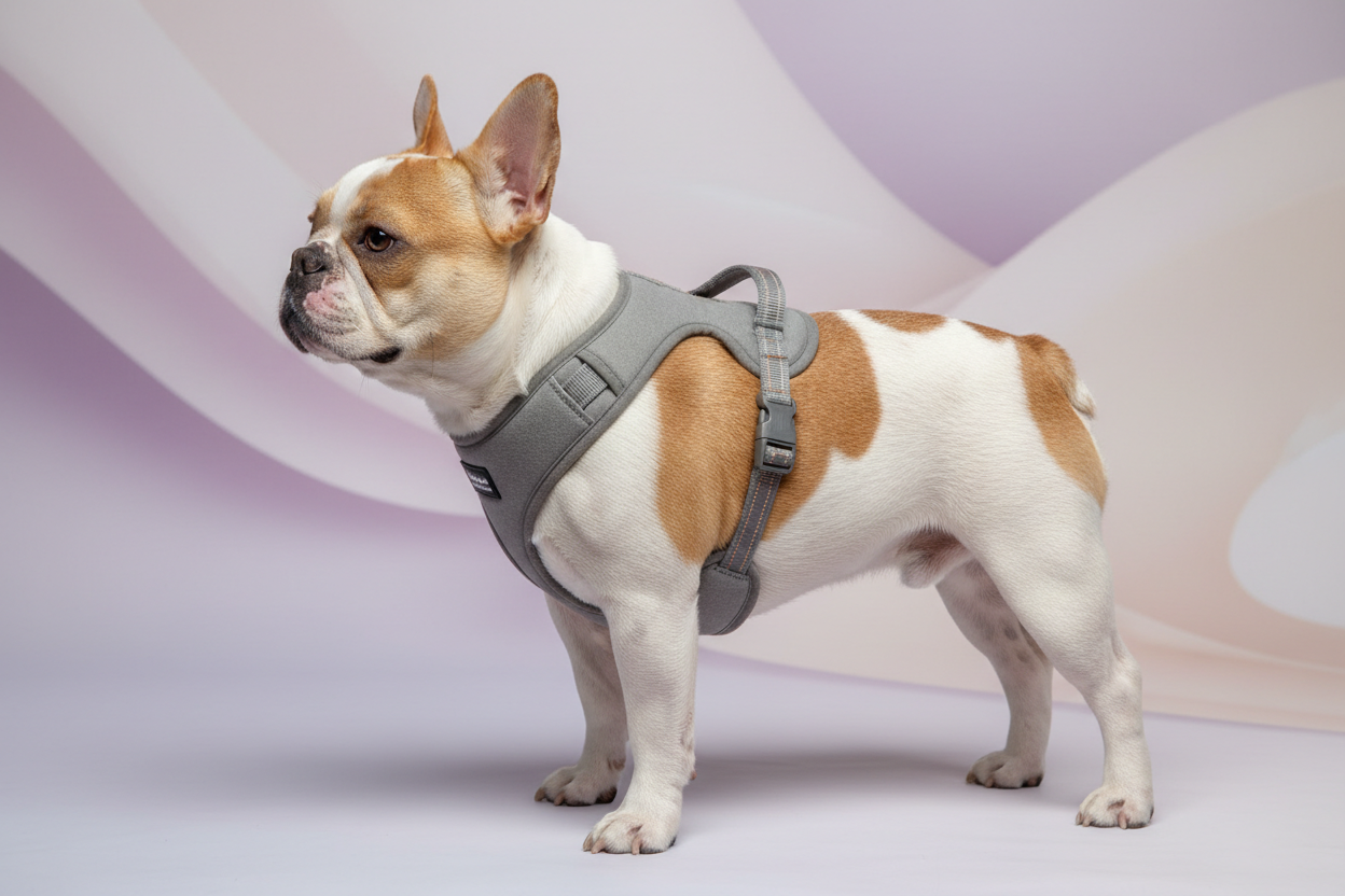 The Best Harnesses for Frenchies: Why "Standard" Doesn't Work