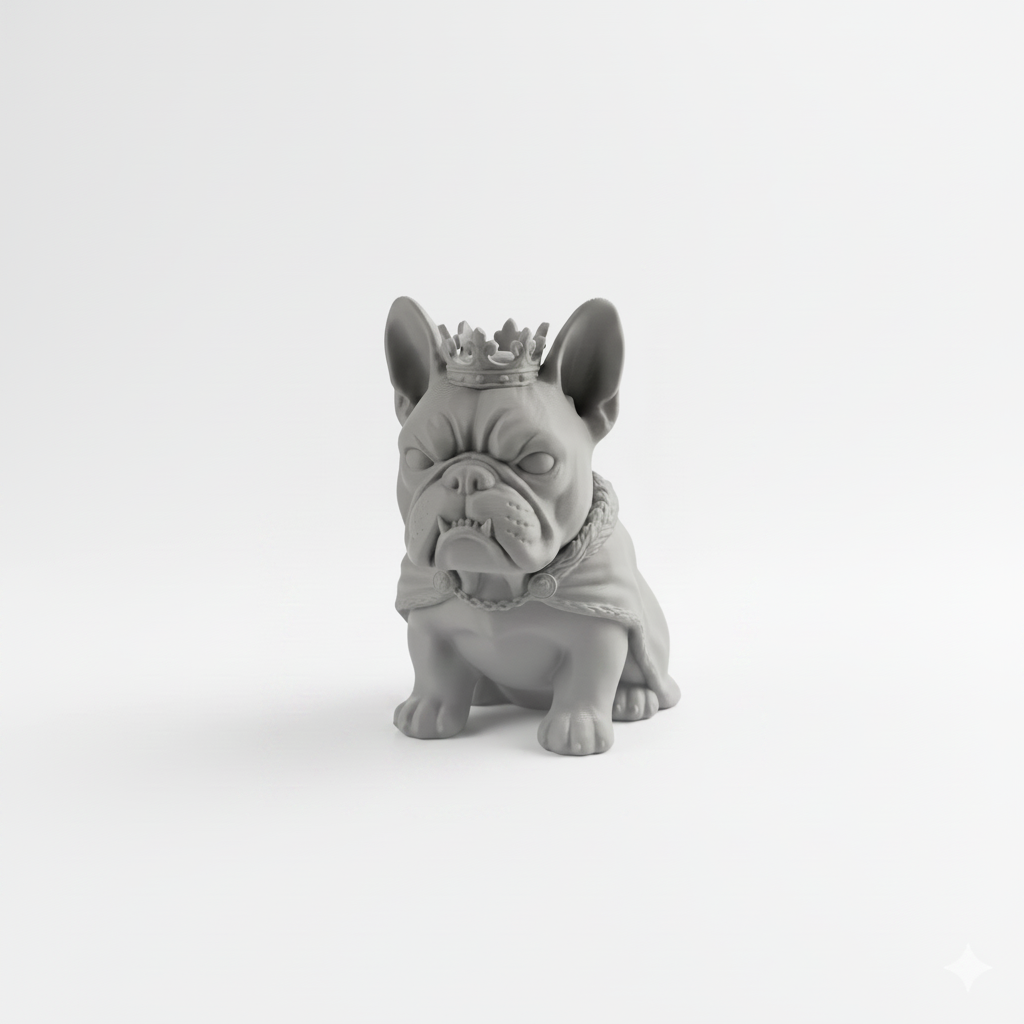 "The Grumpy Frenchie" 3D Figurine