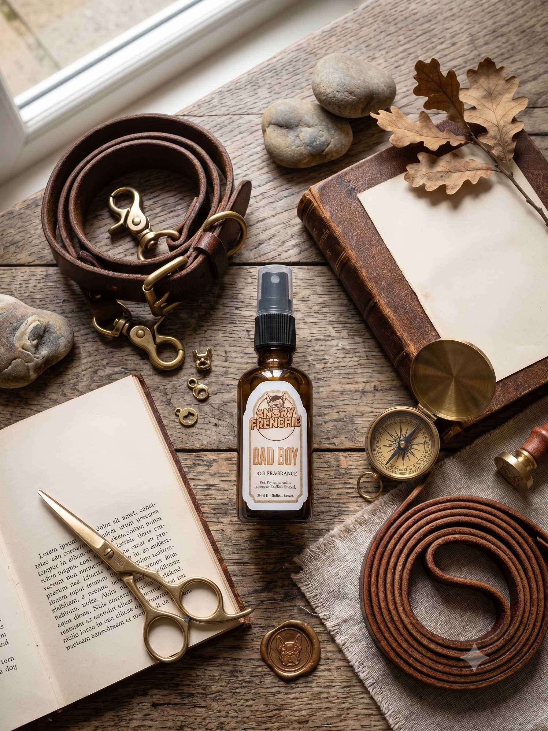 Frenchie Homme Dog Cologne | 50ml Spray | Long-Lasting Woody Scent for Dogs UK