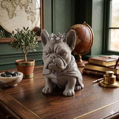 "The Grumpy Frenchie" 3D Figurine
