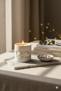 Sleepy frenchie lavender candle - Angry Frenchie