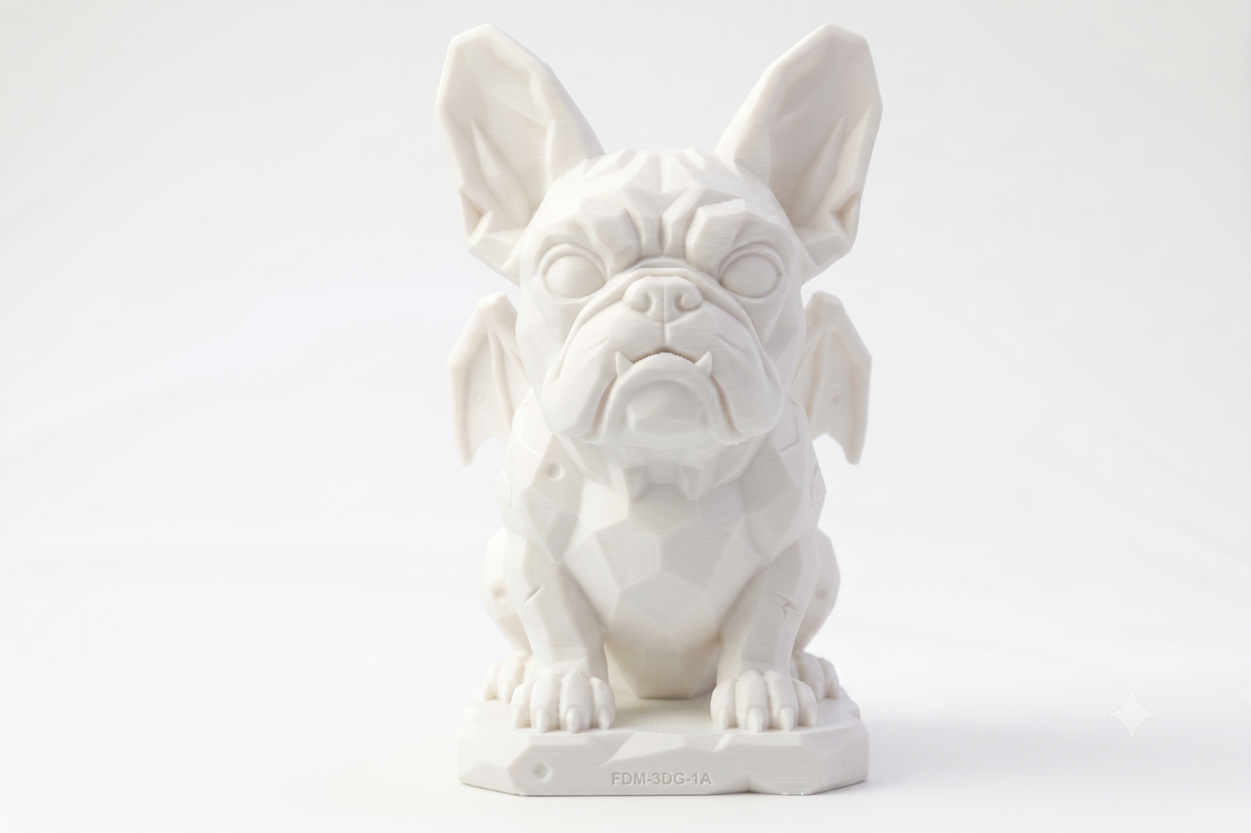 The Gargoyle Frenchie | 20cm 3D Printed French Bulldog | Gothic Winged Gargoyle Collectible Gift UK