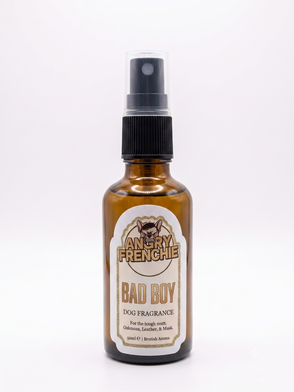 Frenchie Homme Dog Cologne | 50ml Spray | Long-Lasting Woody Scent for Dogs UK