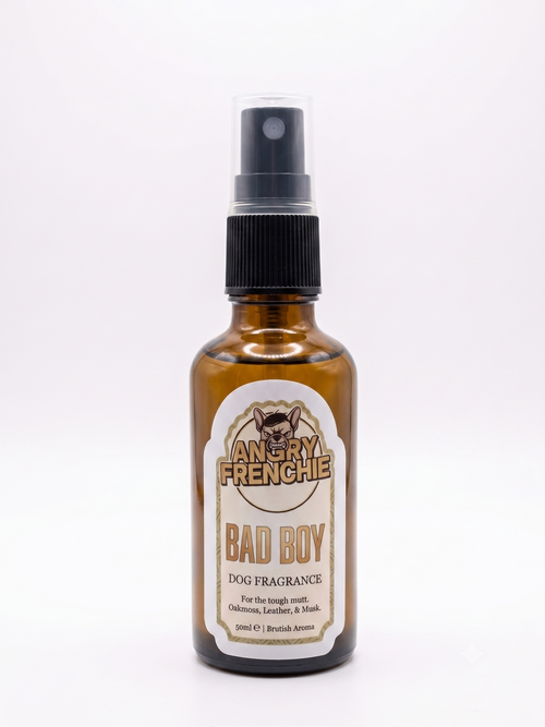 Frenchie Homme Dog Cologne | 50ml Spray | Long-Lasting Woody Scent for Dogs UK