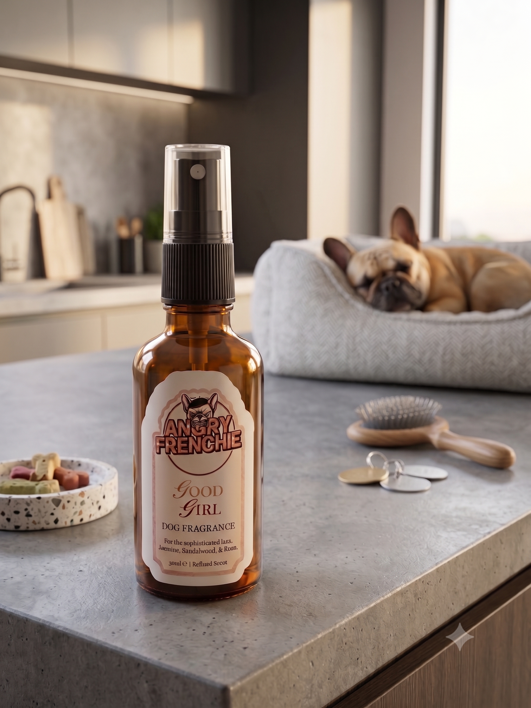 Frenchie Femme Dog Perfume | 50ml Cologne Spray | Long-Lasting Scent for Dogs UK