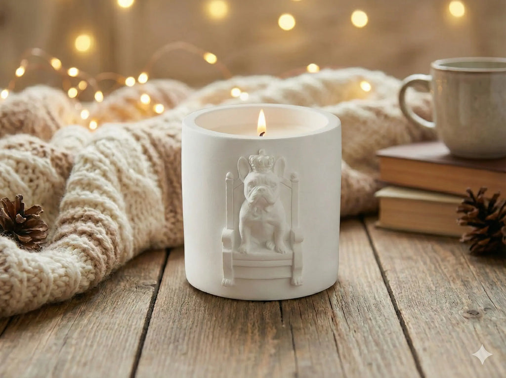 French Bulldog on Iron Throne - Sandalwood - Angry Frenchie