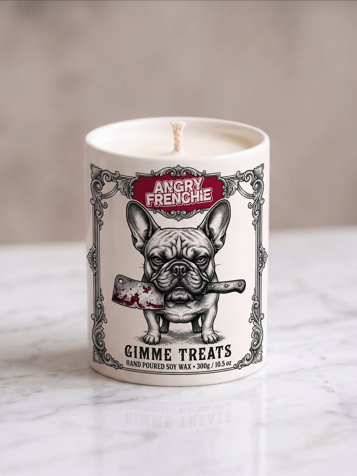 Gimme Treats Halloween Candle | White Wine & Cranberry