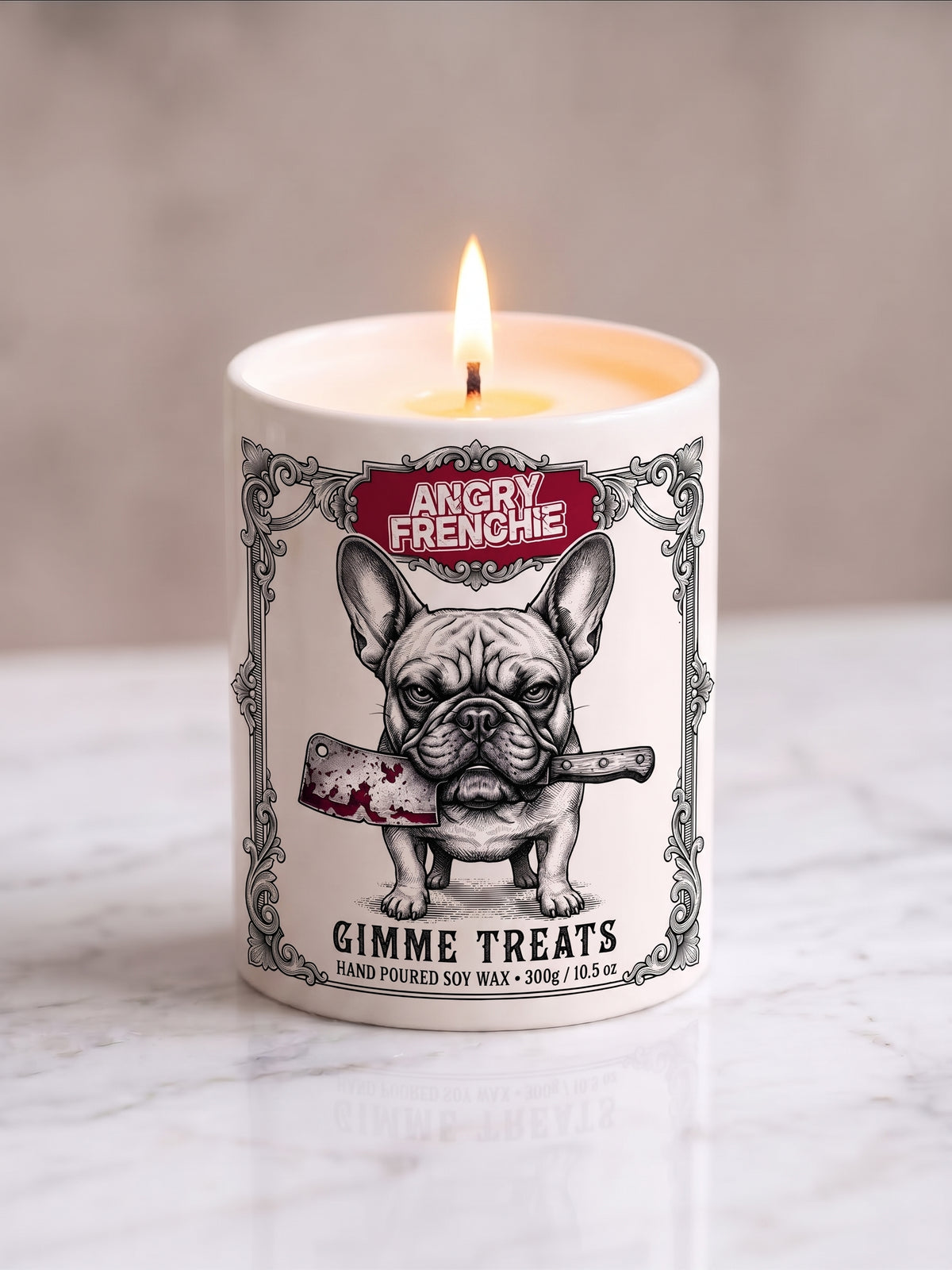 Gimme Treats Halloween Candle | White Wine & Cranberry