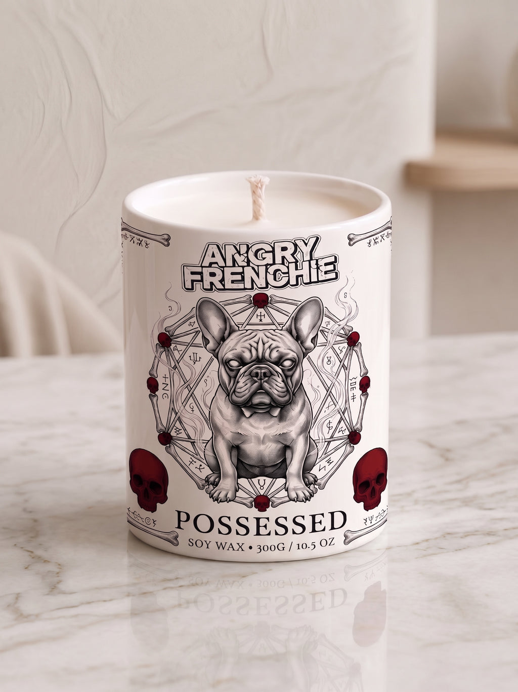Possessed Halloween Candle | Pine, Frankincense & Myrrh