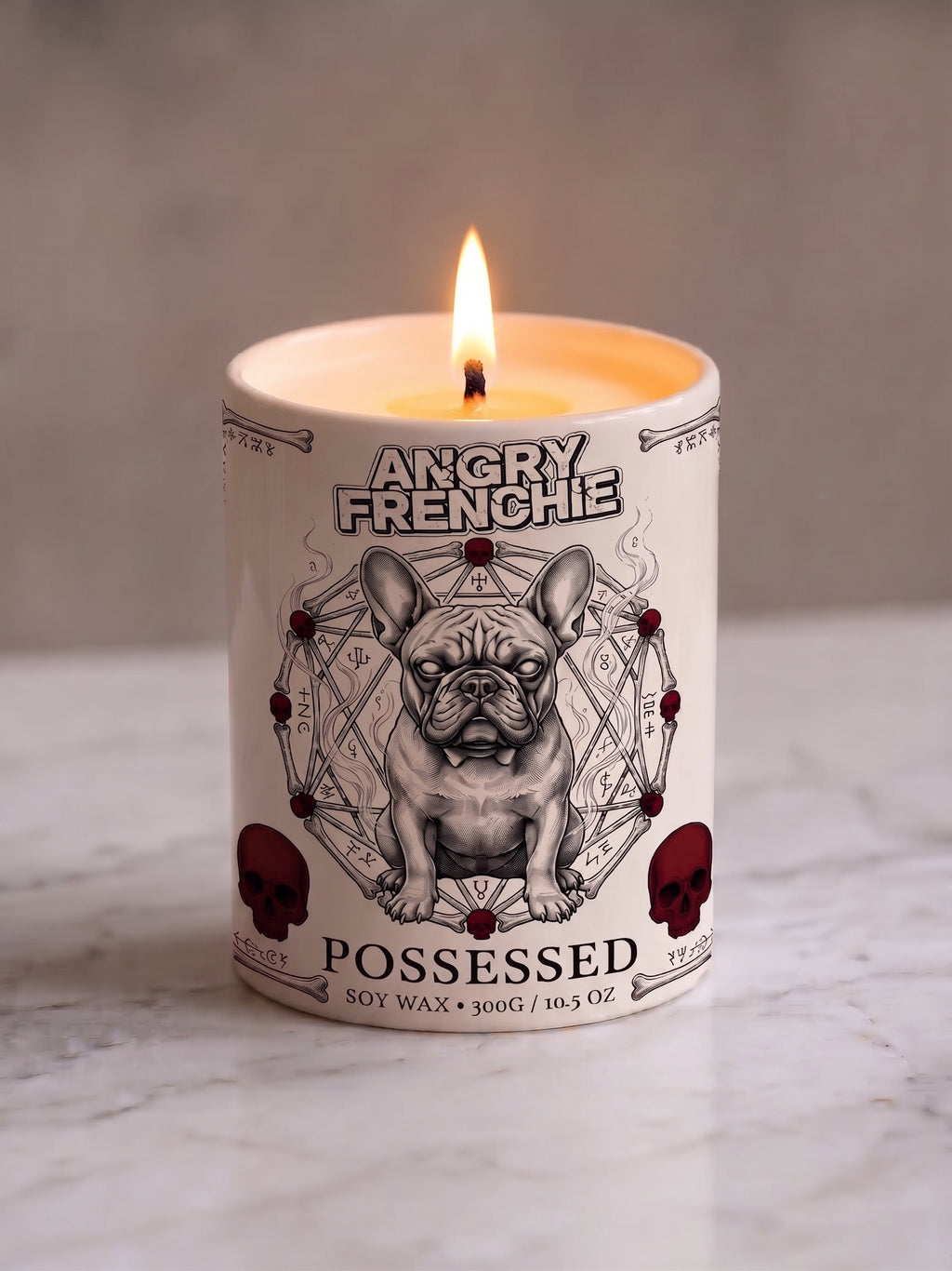 Possessed Halloween Candle | Pine, Frankincense & Myrrh