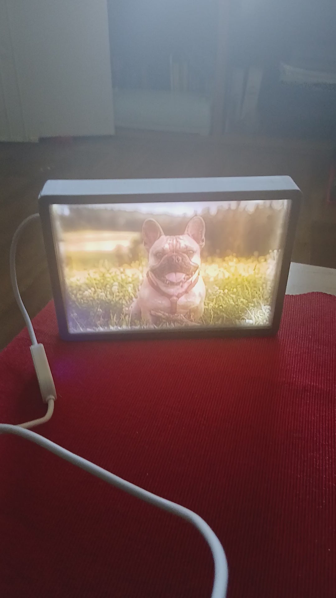 Custom Photo Lithophane Desk Lamp | 3D Printed | USB Powered