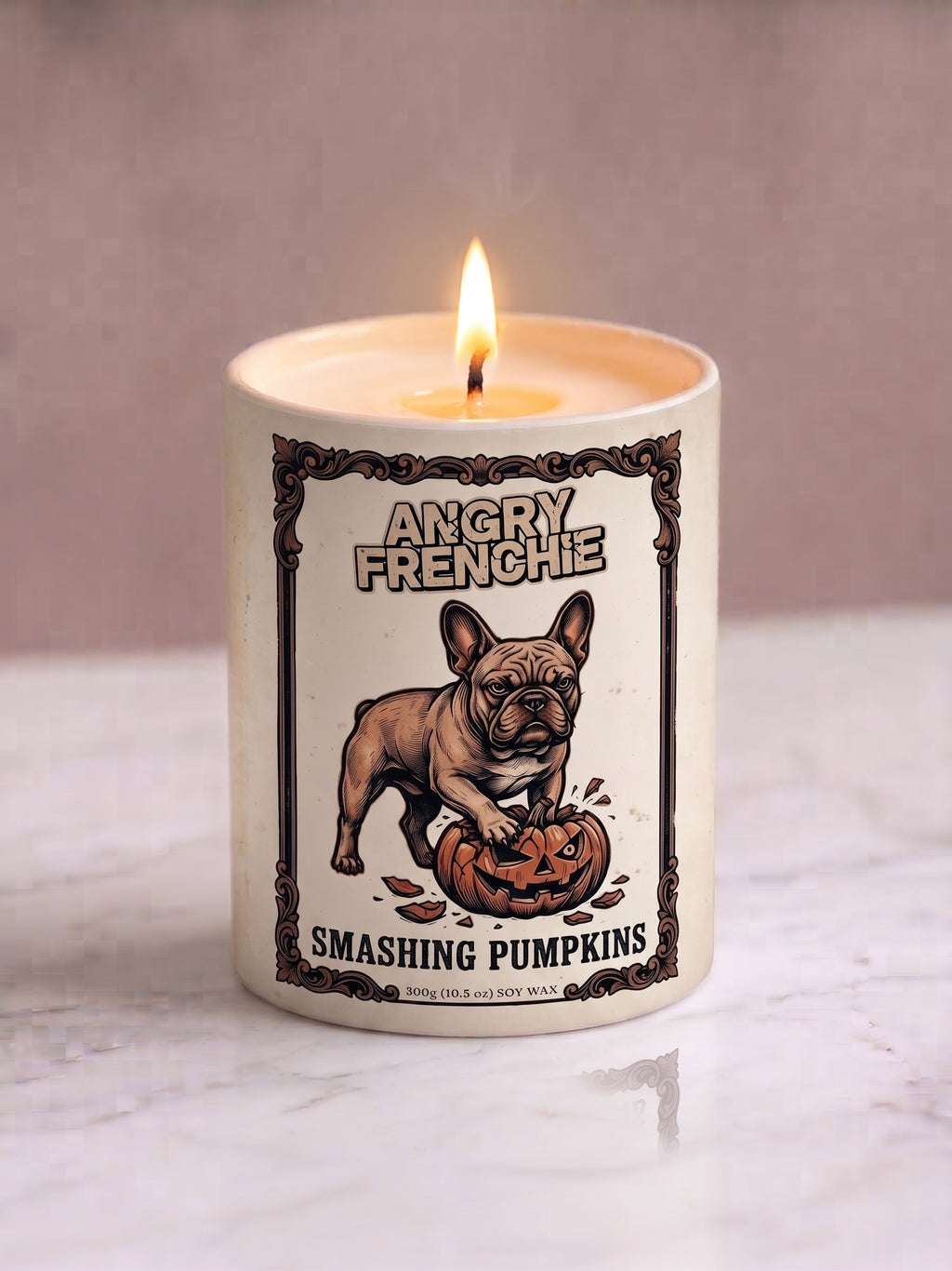 Smashing Pumpkins Halloween Candle | Pumpkin Spice Latte