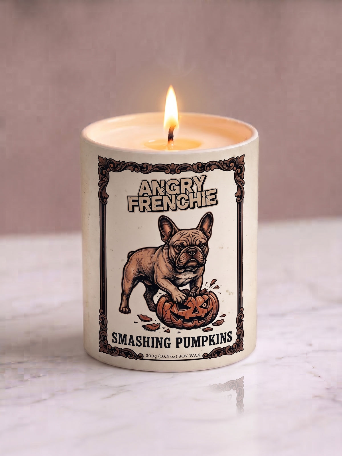 Smashing Pumpkins Halloween Candle | Pumpkin Spice Latte